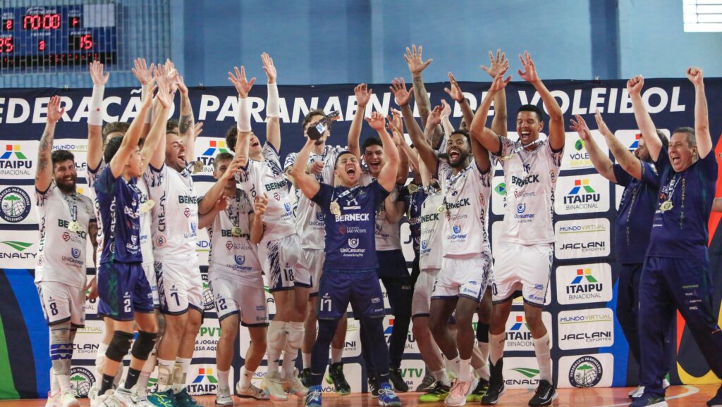 Araucária Vôlei é campeão do Campeonato Paranaense de Vôlei